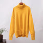 Pull à col roulé uni tendance pour femme