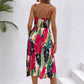 Printed Strap Holiday-Style Dress For Women