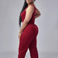 European And American Waist Drawstring Jumpsuit Trousers Fashion Casual Exercise