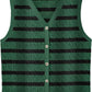 European And American Women's Fashion Sweater Vest Twisted Knitted Short