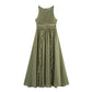 Elegance Sleeveless Ruffled Dress