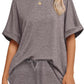 Casual Suit Oversized Short Sleeve T-shirt Drawstring Shorts Casual Wear Sportswear