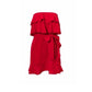 Robe tube de couleur unie