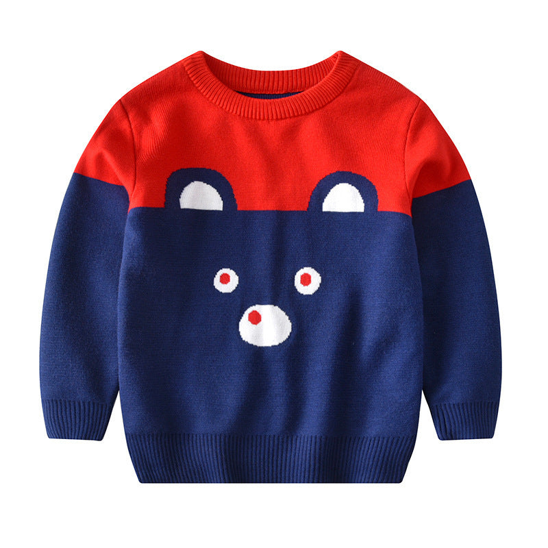 Trendy Children's Sweater Double Layer Thickening