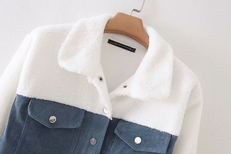 Lamb cashmere corduroy shirt