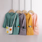 Cotton-crepe crepe cardigan