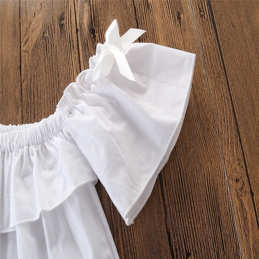 Jolie jupe asymétrique pour fille
