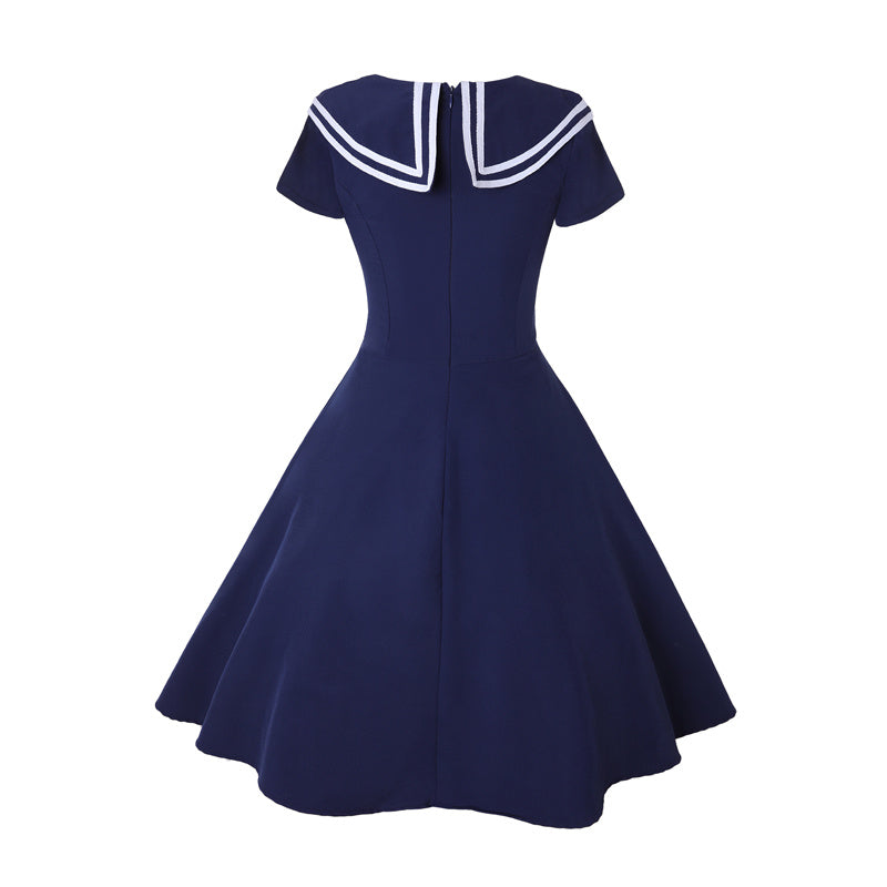 Sailor collar dress