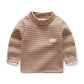 Children's plush warm long-sleeved t-shirt