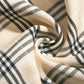Women's High Waist Plaid Business Suit Coat