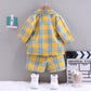 BOys Personality Lapel Three Piece Cardigan Suit