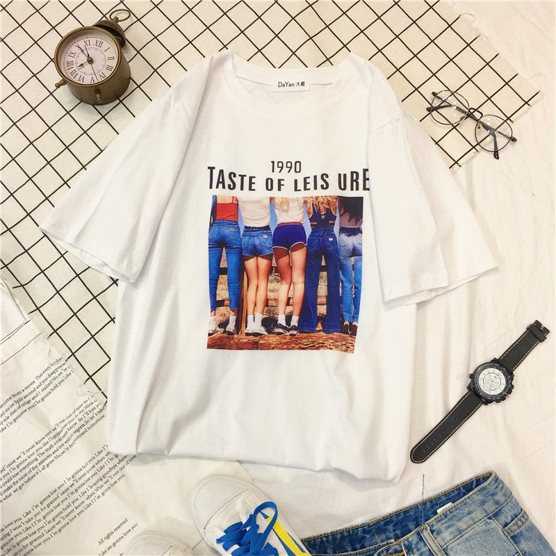 Summer loose short sleeve t-shirt