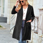 Autumn and winter European station woolen woolen lapel long coat