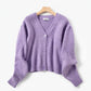 All-match twist knit jacket