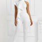 Large swing ruffle jumpsuit