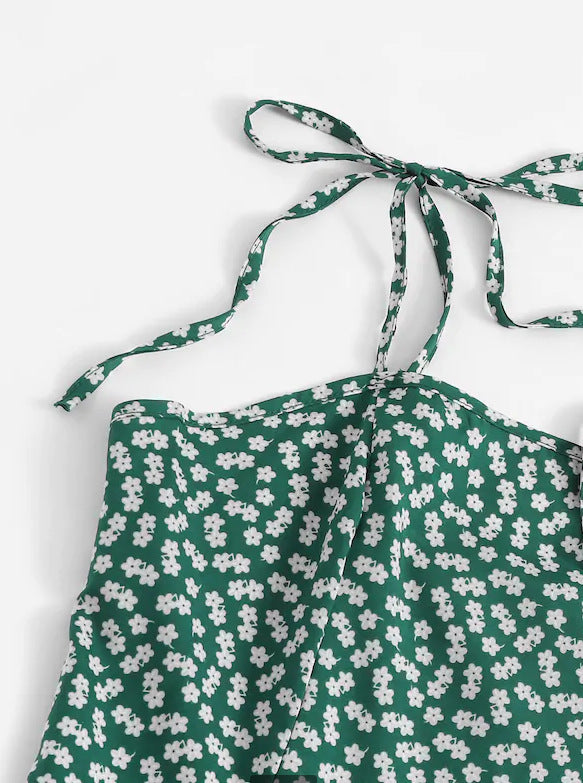 Floral strap dress