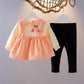 Combinaison polaire automne-hiver pour fille