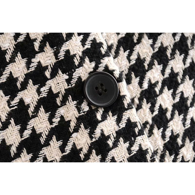 Jupe pied-de-poule et jupe hanche 