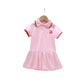 Children's Summer Girl's Pleated Short Sleeve Dress