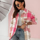 Women's Fashionable Color Plaid Shirt