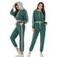Fashion Casual Stitching Dalian Hat Sweater Suit