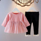 Children's autumn long sleeve three-piece suit