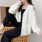 Cashmere jacket vintage knitted sweater cardigan
