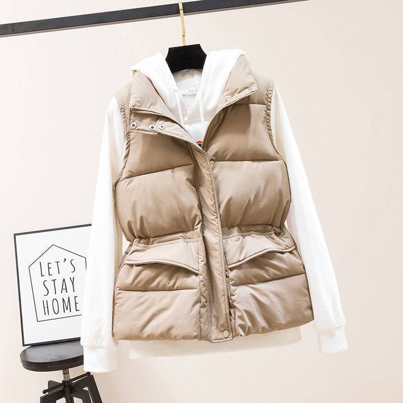 Warm Vest Casual Bread Suit Sleeveless Waistcoat