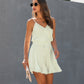 Suspender V-neck A swing female rompers