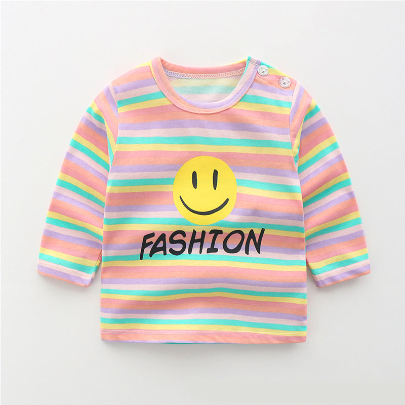 T-shirt à manches longues en coton pour bébé