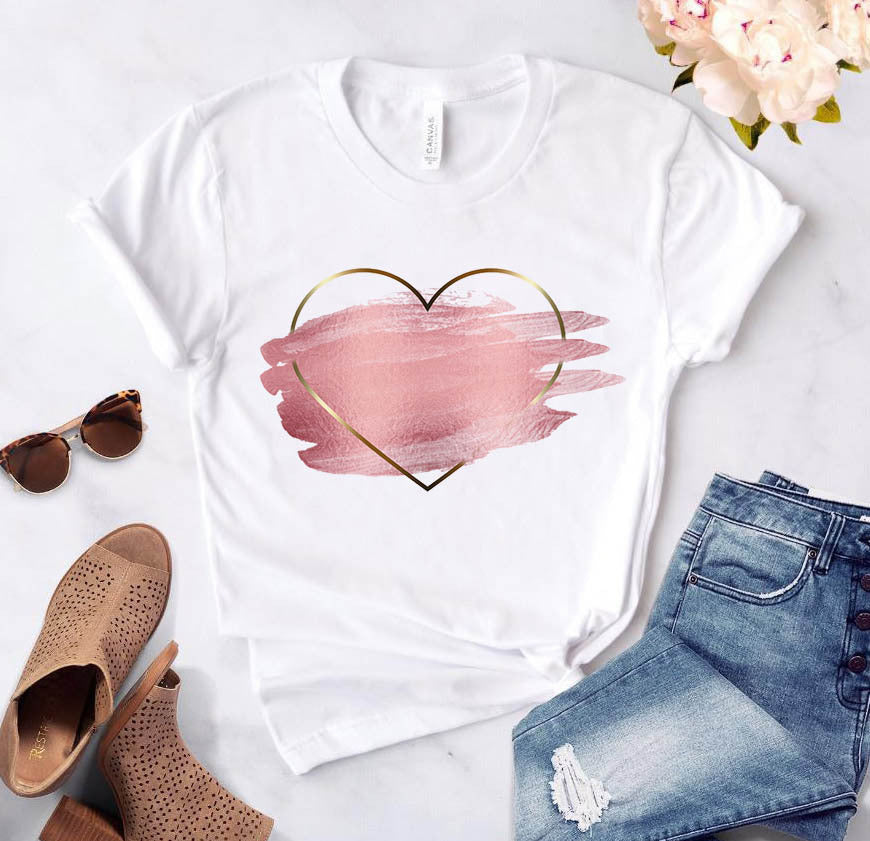 Imprimé Love à manches courtes