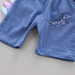 Baby Short-sleeved Cartoon Cotton Dinosaur Two-piece Suit