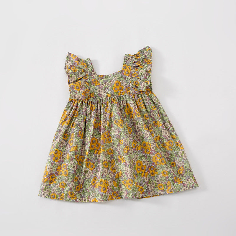 Robe fleurie robe de princesse pour enfants