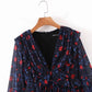 Slim temperament print dress