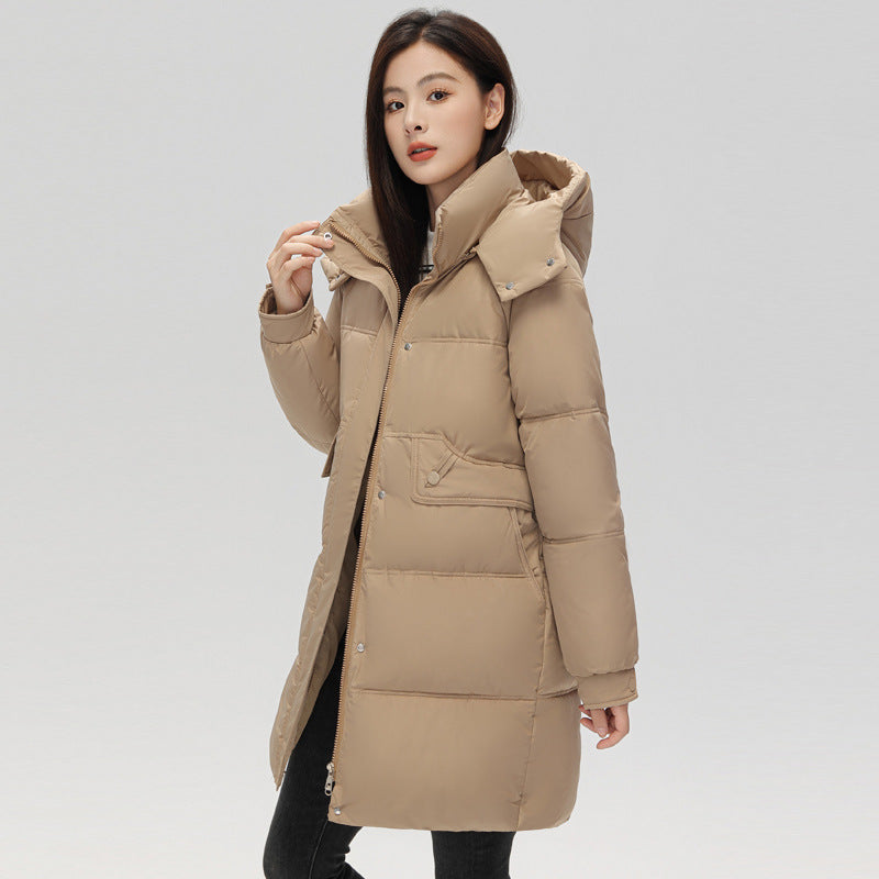 Doudoune matelassée en coton Manteau en coton tendance à capuche