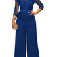 Straight Women's High Waist Lace Jumpsuit New