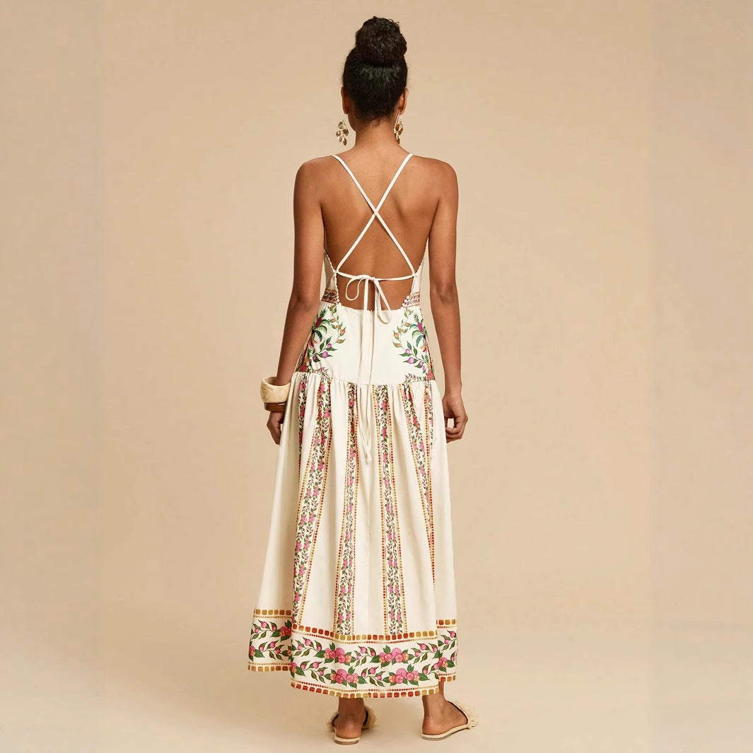 New Fashion Printing Slip Dress