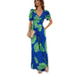 Casual V-neck Waist Wide Leg Jumpsuit For Women
