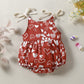 Écharpe porte-bébé rouge à imprimé Love pour fille