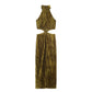 Women's Fashion Jewelry Embellished Open Design Dress