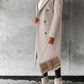 Manteau à manches longues et revers pour femme, veste longue et slim, couleur unie, à double boutonnage, tendance hiver