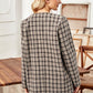 Fall and winter plaid blazer