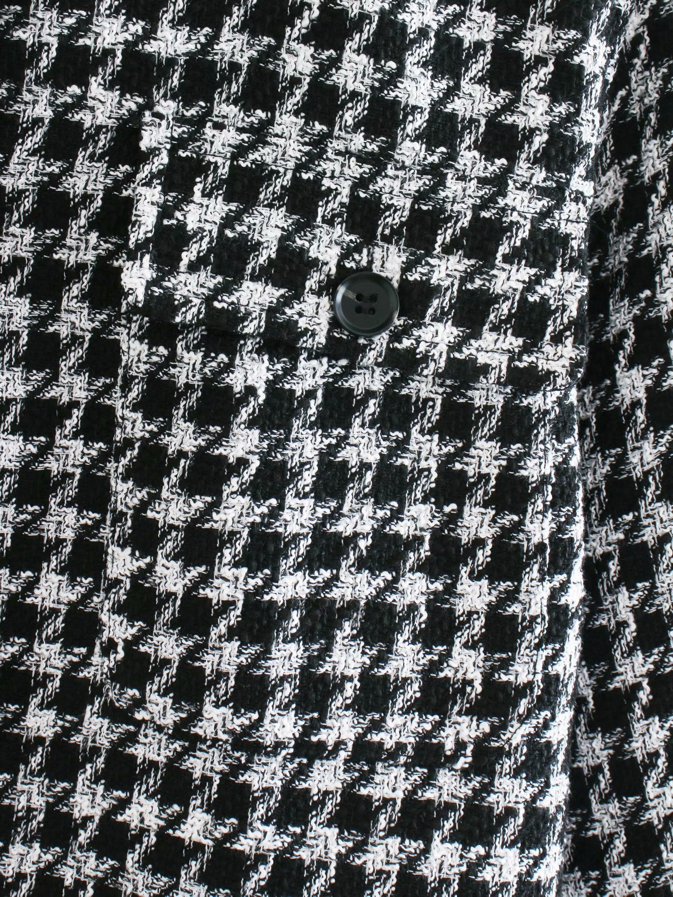 Women's houndstooth coat coat