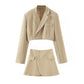 European And American Style Autumn Women's New Suit Skirt Suit