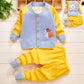 Pull en tricot pour bébé, cardigan épais, ensemble deux pièces pour bébé