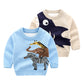 Korean Cartoon Round Neck Pullover Jacket