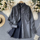 Net Red Same Style Autumn and Winter PU Leather Jacket Women