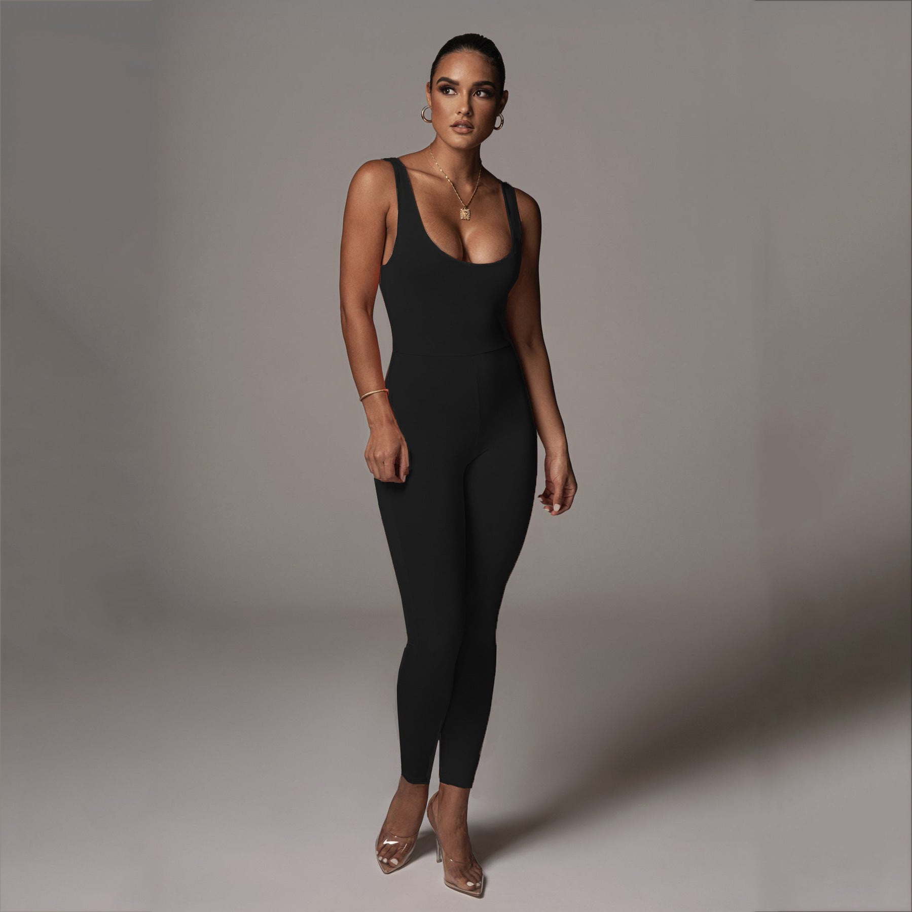 European and American Spring and Summer Women's Sling Tight Leggings