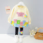 Children's Pants Suit Girls Cartoon Sweater Two-Piece Baby Girl