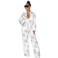 Fashion Women's Letter Printing Casual Jumpsuit